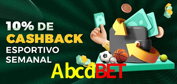10% de bônus de cashback na Abcdbet